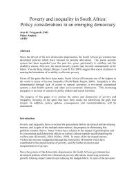While writing a reflective essay, you should keep in mind that your essay must have some personal touch to it. Reflections On Poverty And Inequality In South Africa