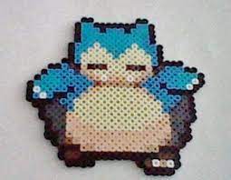Walking Sprite Snorlax Perler Perler Sprite Snorlax
