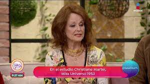 En el estudio Christiane Martel, Miss Universo 1953" | By Sale el Sol |  Facebook