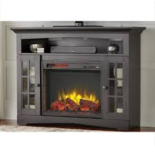 Black And White Fireplace Tv Stand Home Decorators Collection Avondale Grove 48 In Tv Stand Infrared Electric Fireplace In Aged Black 258 102 170 Y The Home Depot Electric Fireplace Tv Stand Electric Fireplace Fireplace Tv Stand
