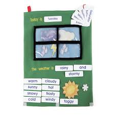 Buy Soft Fabric Weather Wall Chart With Motifs Tts