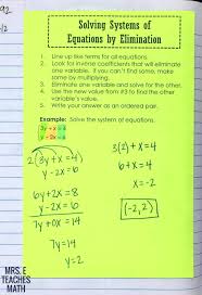 Systems Of Equations Inb Pages Systems Of Equations Teaching Math Solving Linear Equations