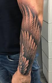 Archangel tattoos look aesthetically pleasing, and many people get them done for cosmetic purposes. Top 35 Best Wing Tattoo Designs To Draw Blurmark Wings Tattoo Tattoos For Guys Forearm Tattoos