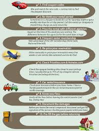Rental Car Infographics Getting A Good Rental Car Price Car Rental Tips Car Rental Cheap Car Rental Rental