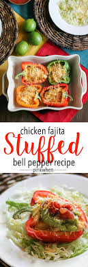 Easy Chicken Fajita Stuffed Bell Pepper Recipe
