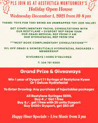 Call now · more info. Holiday Open House Aesthetica