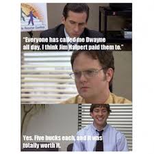 Jim Dwight The Office Jokes The Office Mifflin
