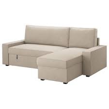 Vilasund Slaapbank Met Chaise Longue Hillared Antraciet Ikea Divano Letto Divano Beige Chaise Longue