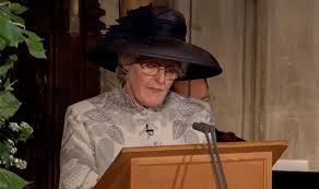 1941), then as­sis­tant pri­vate sec­re­tary to the queen. Princess Diana S Sister Gives Emotional Reading At Prince Harry S Royal Wedding To Meghan Royal News Express Co Uk