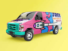 Free Download Van Vehicle Mockups On Vectogravic Design Mockup Free Download Free Mockup Mockup