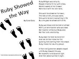 Coloring books can be good tools to explain surgery to your child. Ruby Bridges Poems