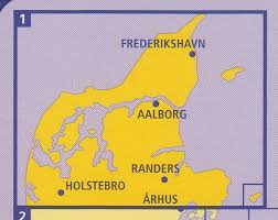 Auf tripadvisor finden sie alles für jütland, dänemark: K F Strassenkarte Danemark 01 Nord Jutland 1 190 000