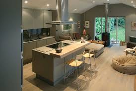 Tiny Living Open Plan Kitchen Living Room Kitchen Dining Living Contemporary Kitchen