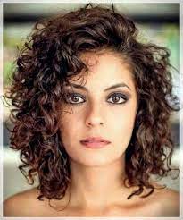 If your shoulder length curly wavy hairstyle needs refreshing, then you should think about adding some bangs for a contemporary and cool look. Curly Hairstyles At Work Curly Hairstyles To Try Curly Hairstyles For Over 60 With Glasses Curly E In 2020 Wavy Haircuts Curly Hair Styles Medium Curly Hair Styles