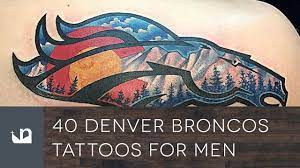 Von miller shares his tattoo origin stories oct 05, 2017 broncos tv's matt boyer chats with von miller about miller's favorite tattoos and the meaning behind them. 40 Denver Broncos Tattoos For Men Youtube