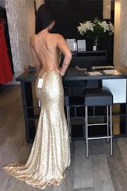 Sequin Prom Dresses Prom Dress Backless Evening Gown Long Formal Dress Sequined Backless Prom Dresses Backless Evening Gowns Sequin Prom Dresses