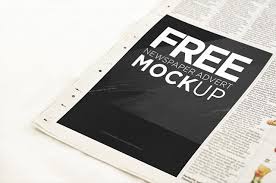 Download Newspaper Advertisement Mockup Psd Freebie Download Mockup Mockup Free Psd Free Mockup Flyer Mockup