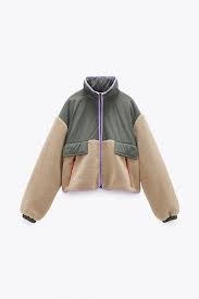 Combination Jacket Zara Canada In 2020 Zara Black Leather Biker Jacket Jackets