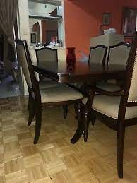 Raymour and flanigan has discounts on dining room furnishings such as tables and chairs. Raymour And Flanigan Bay City Collection 7pc Dining Set In Dark Cherry Ebay