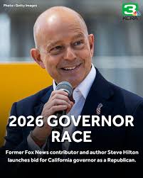 Steve Hilton, an author, government policy adviser and a former Fox News  contributor, officially launched his bid for California governor this week.  "It's time to make California Golden Again," the Republican contender