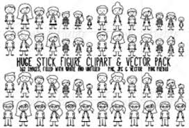 Save 15% on istock using the promo code. Huge Stick Figure Clipart Clip Art Set Stick Figure Family Clip Art Clipart