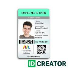 In just 5 minutes you can create your professional custom id card. Employee Id Card Vertical Template Free Download Cards Design Templates