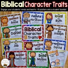 Bible Character Traits Sunday School Classroom Bible