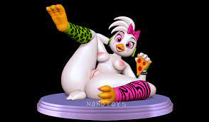 3D file GlamRock Chica - NSFW・Model to download and 3D print・Cults