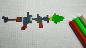 Como Dibujar El Rpg De Fortnite Pixel Art Tutorial Paso A Paso Dibujos Pixelados Dibujos En Pixeles Dibujos En Cuadricula