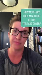 How much say does an author get in title and cover? #writing #publishing