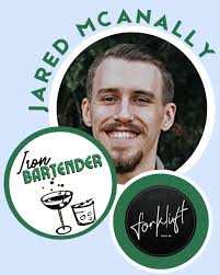 🍸 Meet Jared McAnally from Forklift in Tupelo, MS! Jared is stepping  behind the bar at Iron Bartender to show off his signature style and shake  up something unforgettable. Will his cocktail