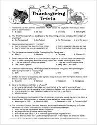 You can make as many copies as you need or print one copy and cut the questions out for use in games and … Thanksgiving Trivia Quiz Test Your Knowledge Flanders Family Homelife
