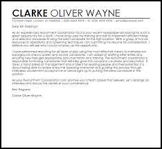 Writing a cover letter is essential when applying for jobs. Recruitment Coordinator Cover Letter Sample Cover Letter Templates Examples