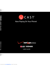 This is a reliable site that will do the job with little hassle. Lg Vx 9400 Manuals Manualslib