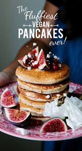 The Fluffiest Vegan Pancakes Wallflower Kitchen Recipe Tasty Pancakes Vegan Pancakes Fluffy Vegan Pancakes
