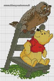 Stained glass cross stitch pattern. Schema Winnie The Pooh Punto Croce Disney Cross Stitch Disney Cross Stitch Patterns Cross Stitch For Kids