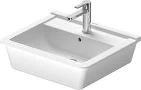 Compact solutions are ideal in small bathrooms, providing for sufficient storage space and incorporating various functions. Starck 3 Vanity Basin 030256 Duravit