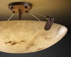 Home>large chandeliers for hotel loby>faux alabaster ceiling lamp for hotel. Alabaster Faux Alabaster Natural Stone Pendants Deep Discount Lighting