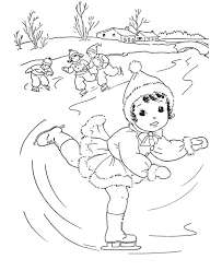 Ice Skating Winter Themed Coloring Pages Coloring Pages Winter Cool Coloring Pages Coloring Pages