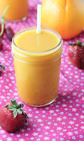Mango Banana And Orange Smoothie Recipe Orange Smoothie Healthy Smoothies Fruit Smoothies