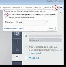 When you allow or block a website from accessing the webcam or microphone, chrome stores that website in a setting. Why Can T I Connect To Audio With My Mic And Speakers Voip Gotowebinar Support