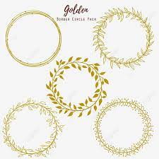 Golden Circle Grinalda Clipart Ouro Imagem Png E Psd Para Download Gratuito Circle Clipart Wedding Frames Frames Design Graphic