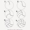 Volleyball drawing outline vectors (269). 1