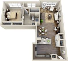 A free customizable 2 bed floor plan template is provided to download and print. 50 One 1 Bedroom Apartment House Plans Architecture Design