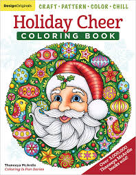 It is suitable for all ages: Holiday Cheer Coloring Book By Thaneeya Mcardle Christmas Coloring Pages Thaneeya Com