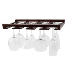 With this plan, you can paint, stain or stencil and set your wineglass rack in a league all its own. Latitude Run Adreina Solid Wood Hanging Wine Glass Rack In Chestnut Reviews Wayfair