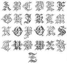 The process of tattooing was a sacred ritual for our ancestors. Pin Tattoo Tribal Letter Lilzeu De On Pinterest Lettering Alphabet Old English Alphabet Tattoo Lettering Fonts