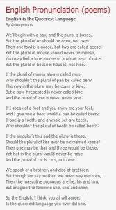 English Pronunciation Poems Wordhord English Pronunciation Poem Learn English Words English Words