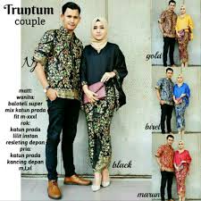 Baju batik menjadi seragam sekolah dan pakaian seragam kantor. 96 Foto Baju Kapel Kebaya Batik Paling Bagus Modelbaju Id