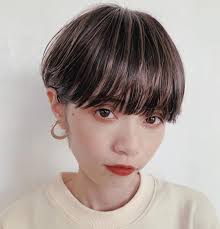 sena tomonaga on instagram iam sena の shorthair nuance mash short 少し広めの前髪は 束感出るくらいの質感で サイドの髪と繋げて よりマッシュに 乾 アジア人 ショートヘア ヘアスタイル 髪型